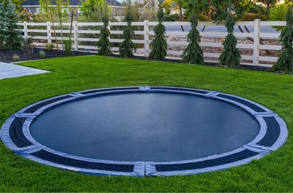 A 10 feet circular inground trampoline Kenya