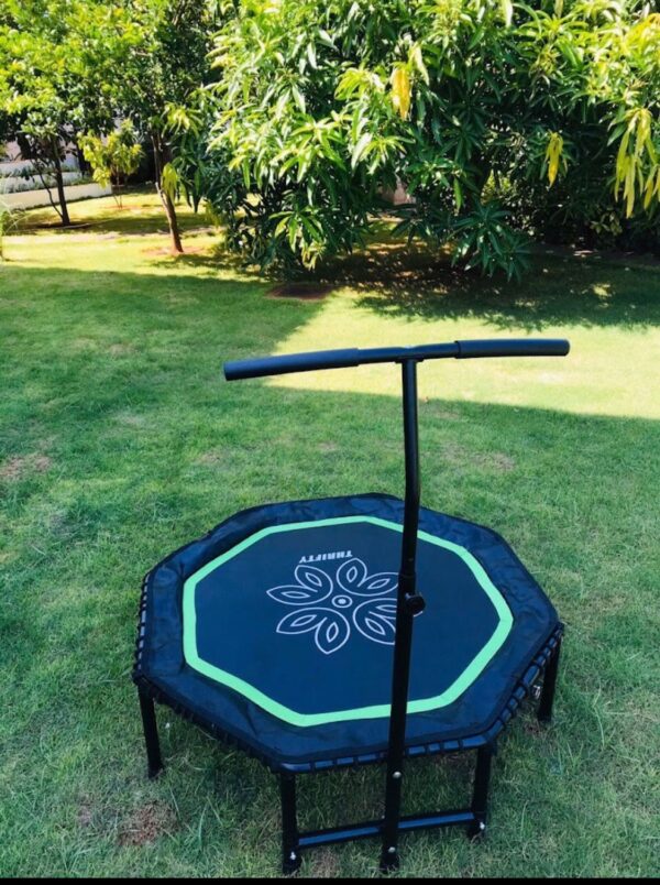 Mini Trampoline with Bungee Cords and Handle