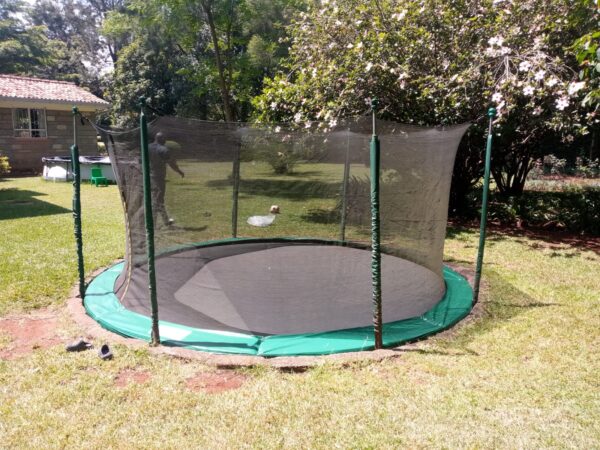 Circular Inground Trampoline with Safety Net